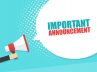 Announcements I