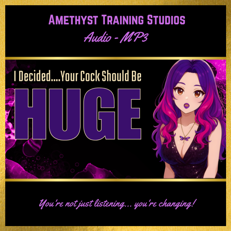 I decided your cock should be huge - title